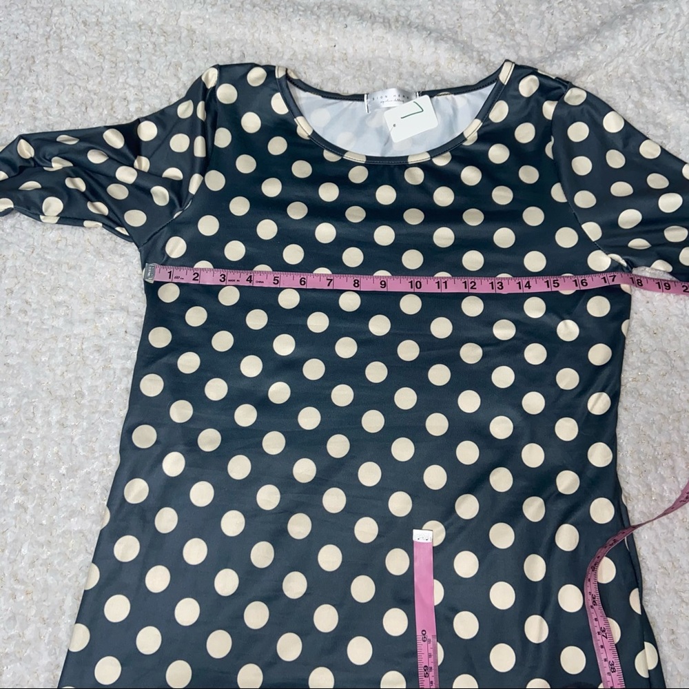 โจ Sign Here Polka Dot Midi Dress โ Size Large โ Excellent Condition โจ - Picture 7 of 12